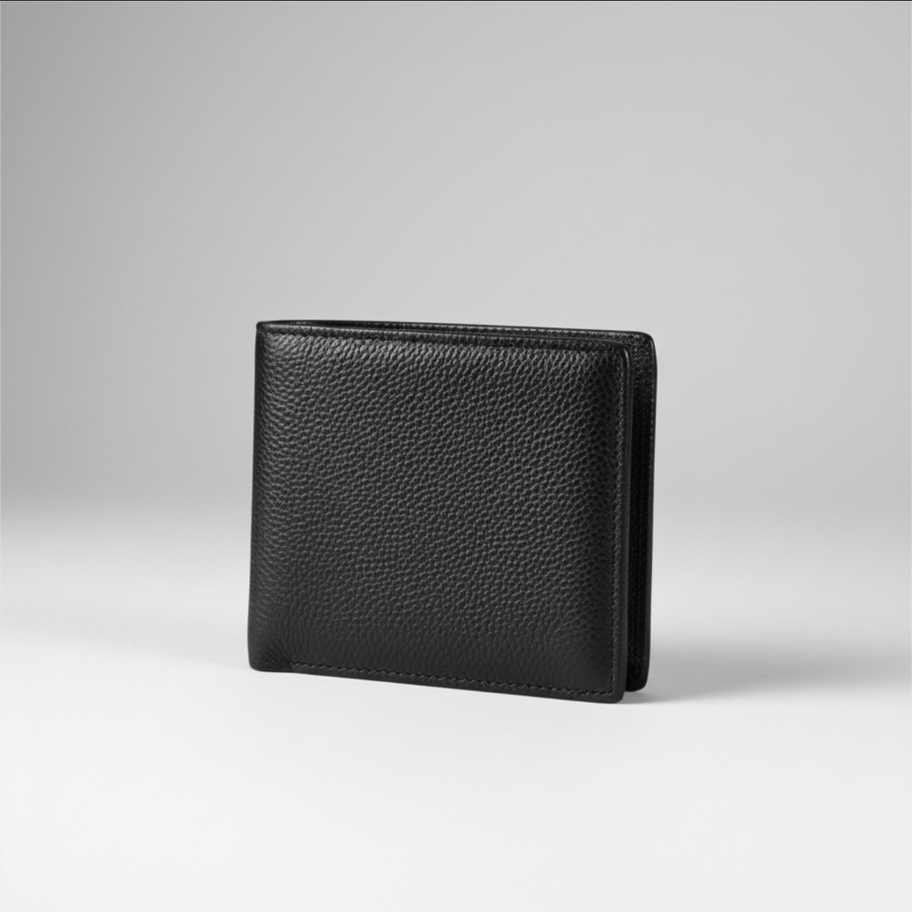 Coach Men's Slim Pebbled Leather Bifold Wallet